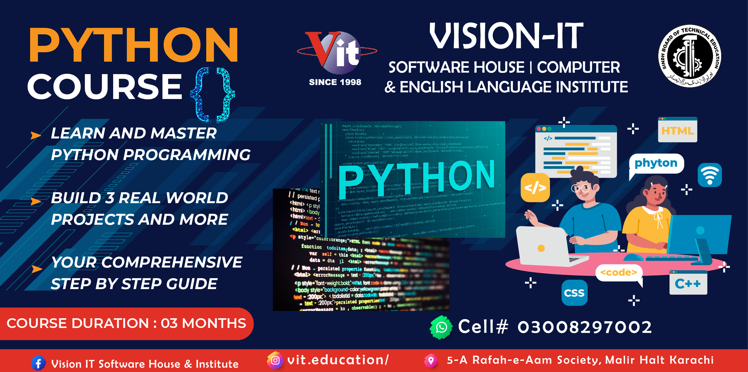 Python Development Course Banner